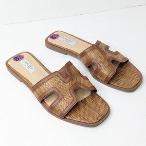Steven New York Hanna Slide Sandals, Brown, Women's 8.5